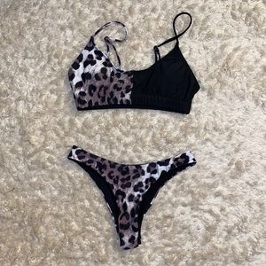 animal print swimsuit